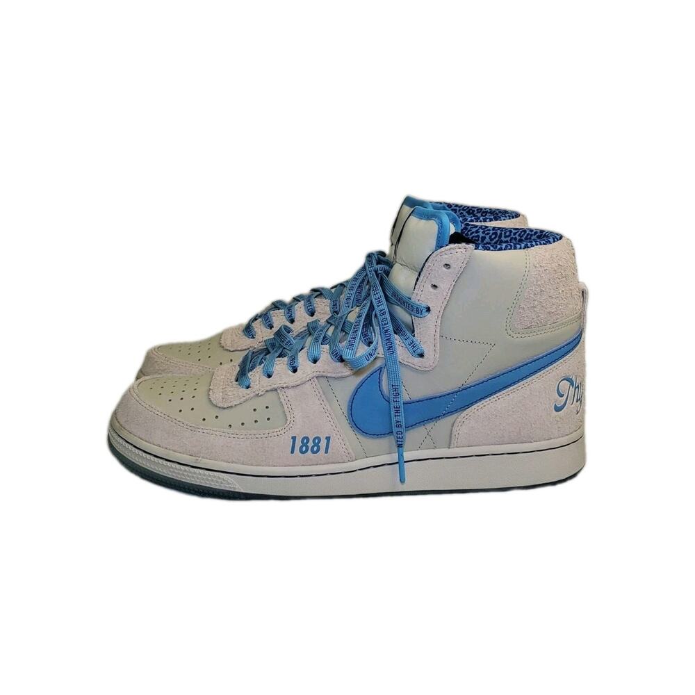 Nike Size 13 Honors Spelman College Gray Blue Terminator High Basketball Za2
